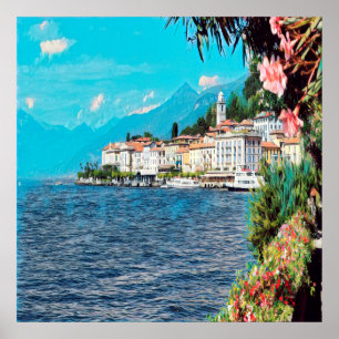 Affiche ldp BELLAGIO - Lake Como -
