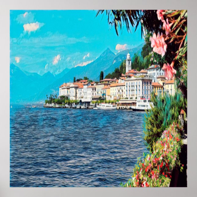 Affiche ldp BELLAGIO - Lake Como - (Devant)