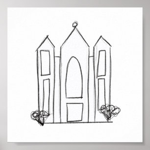 Affiche LDS Salt Lake City