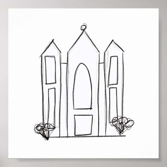 Affiche LDS Salt Lake City (Devant)