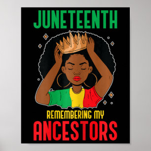 Affiche Le 11° anniversaire de l'Afro-Américaine en souven