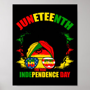 Affiche Le 11° anniversaire de mon indépendance Les femmes