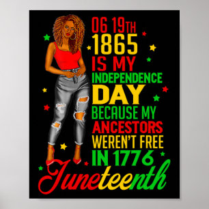 Affiche Le 11° Jour De L'Indépendance Les Femmes Noires Li