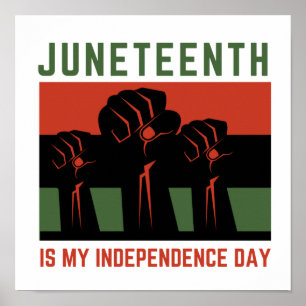 Affiche Le 11 Juillet, C'Est Mon Jour De L'Indépendance