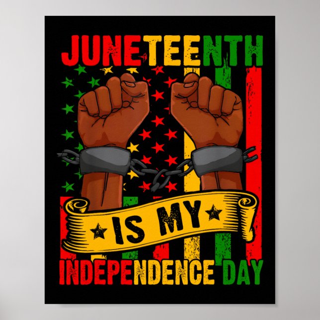 Affiche Le 11 Juillet Ma Fête De L'Indépendance Libre Ish  (Devant)