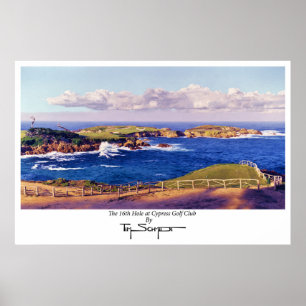 Affiche Le 16ème trou du Cypress Golf Club