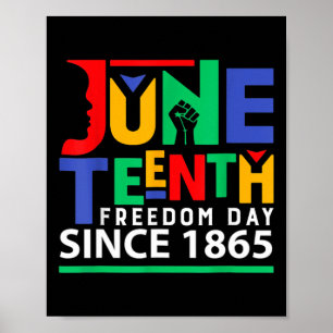 Affiche Le 18ème anniversaire de la liberté noire Drôle fe