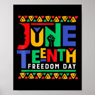 Affiche Le 18ème anniversaire de la liberté noire Drôle fe