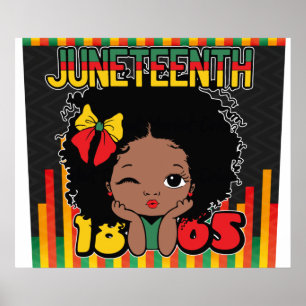 Affiche Le 19ème anniversaire de la liberté noire