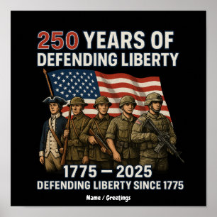 Affiche Le 250e anniversaire de la parade militaire du dra