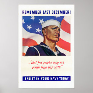 Affiche Le 2ÈME GUERRE MONDIALE se rappelle en décembre
