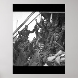 Affiche Le 369th célèbre arrivent dans l'image de la N.Y.