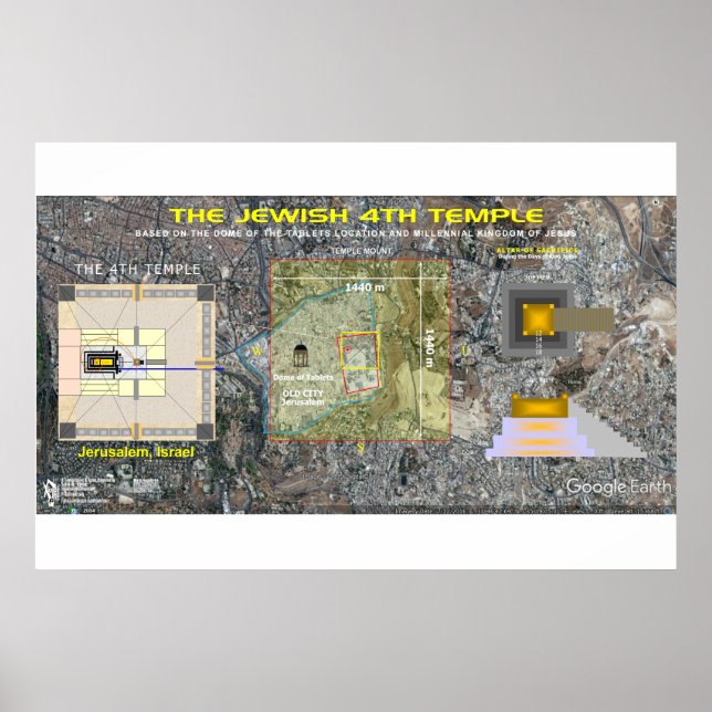 Affiche Le 4ème Temple-2 d'Ezekiel (Devant)