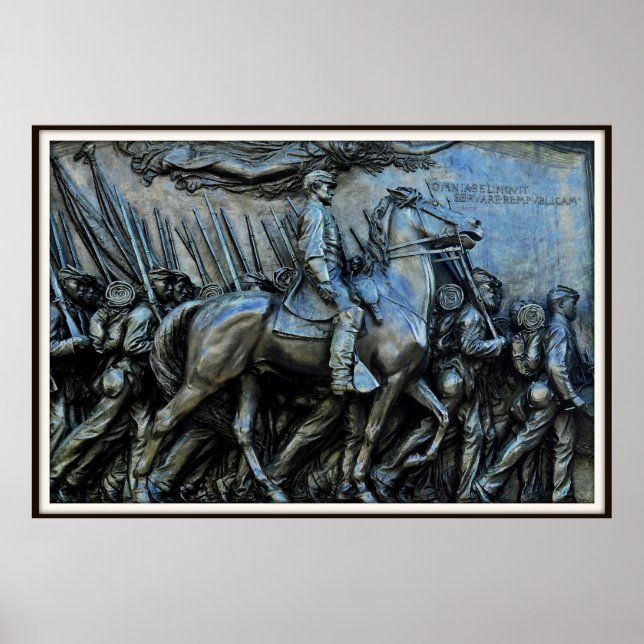 Affiche Le 54e régiment d'infanterie volontaire du Massach (Devant)