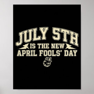 Affiche Le 5 juillet est le nouveau jour des poissons d'av