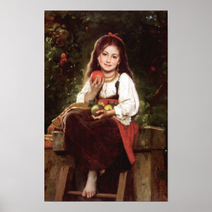 Affiche Le Apple Picker Léon Bazile Perrault 1879