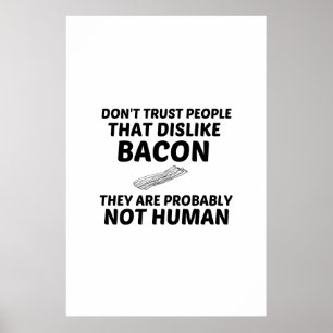 AFFICHE LE BACON N'AIME PAS L'HOMME
