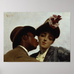 Affiche Le baiser, 1887