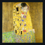 Affiche Le baiser de Gustav Klimt<br><div class="desc">Il s'agit d'une numériquement mise en valeur de l'ancienne peinture de 1913 de l'artiste Art Nouveau Gustav Klimt intitulée "Le baiser"</div>