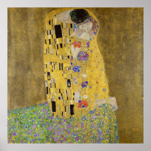Affiche Le Baiser de Gustav Klimt 