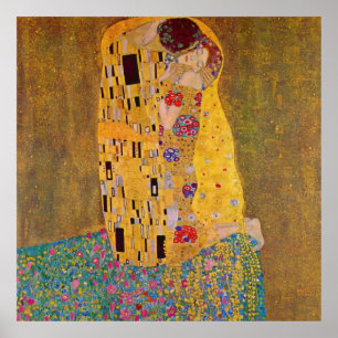 Affiche Le baiser de Klimt