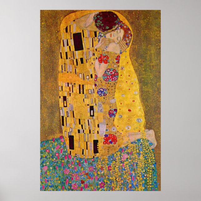 Affiche Le Baiser de Klimt (Devant)