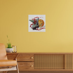 Affiche Le Baiser de la Sorcière : une Citrouille de Hallo