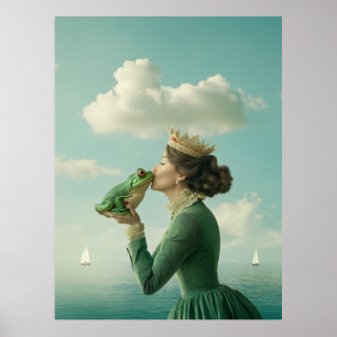 Affiche Le baiser du prince de la grenouille