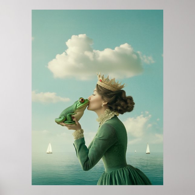 Affiche Le baiser du prince de la grenouille (Devant)