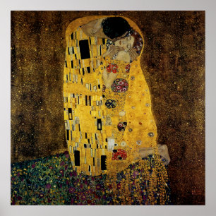 Affiche Le baiser par Gustav Klimt
