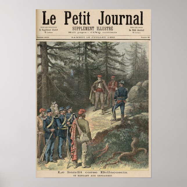 Affiche Le Bandit corse Jacques Bellacoscia (Devant)