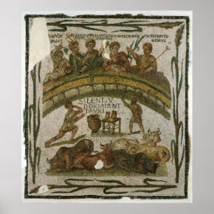 Affiche Le banquet du costume, de El-Jem c.200-220
