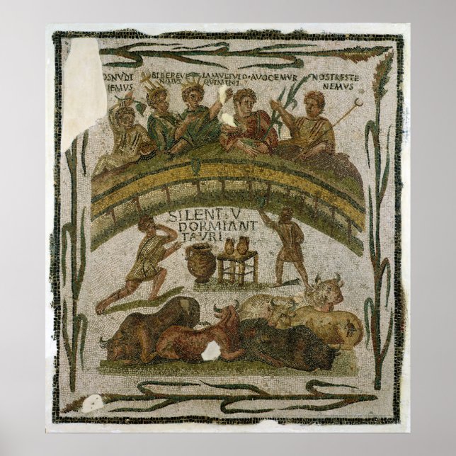 Affiche Le banquet du costume, de El-Jem c.200-220 (Devant)