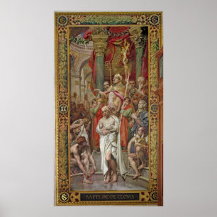 Affiche Le baptême de Clovis I