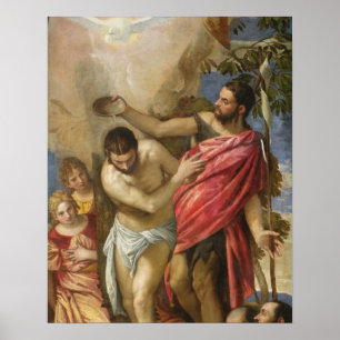 Affiche Le baptême du Christ