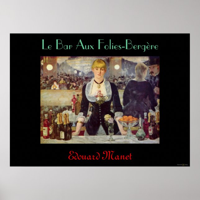 AFFICHE LE BAR AUX FOLIES-BERGERE (Devant)