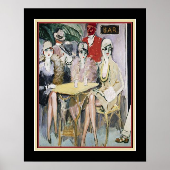 Affiche "Le Bar du Caire" 1920 par Kees Van Dongen (Devant)