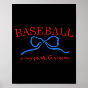 Affiche Le baseball est ma chemise de saison préférée, Mer