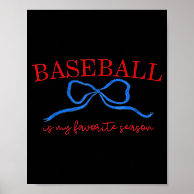 Affiche Le baseball est ma chemise de saison préférée, Mer (Devant)