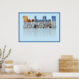 Affiche Le Basket-Ball Est Le Nom,