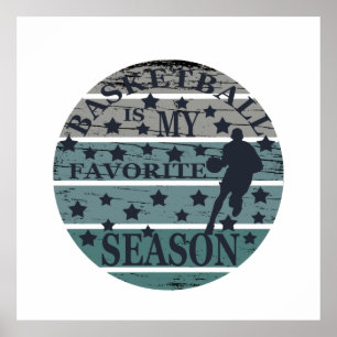 Affiche le basket est ma saison préférée