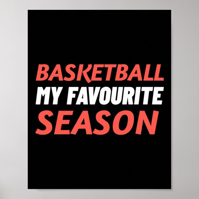 Affiche Le Basket Est Ma Saison Préférée (Devant)