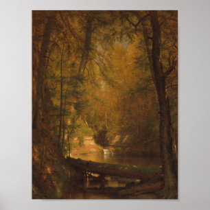 Affiche Le bassin aux truites (1870) - Worthington Whittre