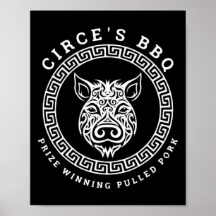 Affiche Le BBQ de Circé Drôle de mythologie grecque
