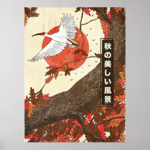 Affiche Le beau paysage en automne