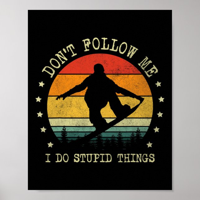 Affiche Le Beau Snowboard de Don't Follow Me I (Devant)