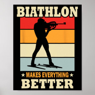 Affiche Le biathlon fait tout mieux - Biathlon