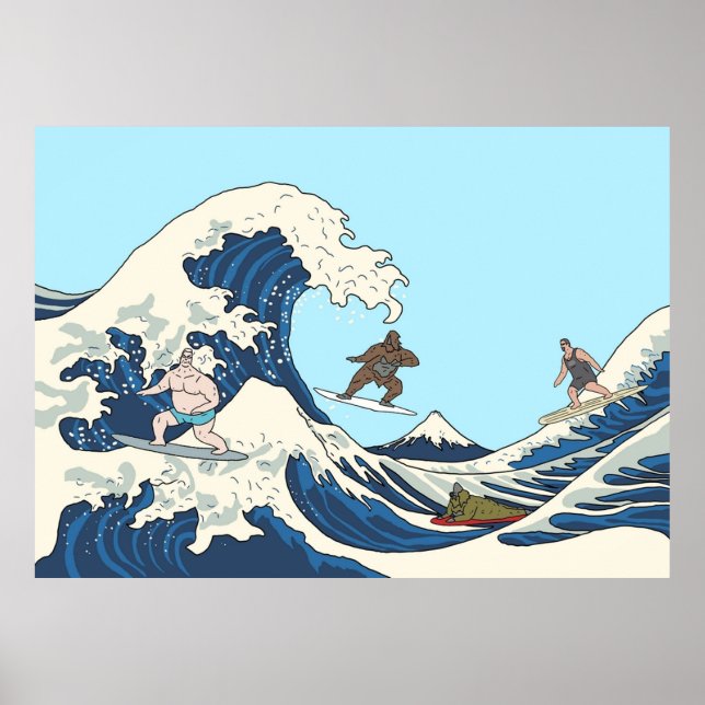 Affiche Le Big Lez Show Surfs Up (Devant)