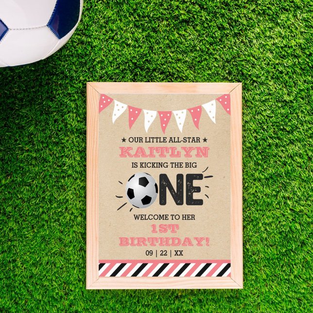 Affiche Le Big One | Football 1er anniversaire Bienvenue (Créateur téléchargé)
