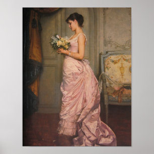 Affiche Le Billet, 1883, par Auguste Toulmouche
